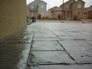 Entrada de Auto Entrada de auto en hormigon Estampado